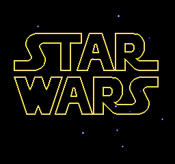 Star Wars title screen for Famicom